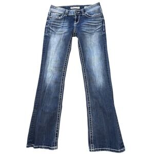 BKE Women's Boot Cut Jeans in Medium Blue Wash